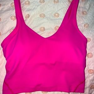 Sonic pink lululemon align crop top